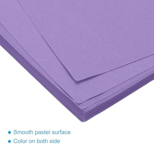 MECCANIXITY 50 Sheet Origami Paper Double Sided Cream Dark Purple 11.7 x 8.3 Inch Square Sheet for Art Craft Project, Beginners, Gifts Decor - Image 4
