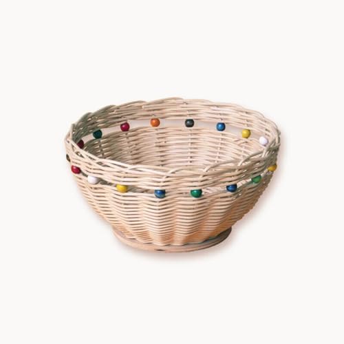 PEDDIG SHOP Beaded Basket Weaving Kit – DIY Rattan Craft Set for Beginners & Adults – Complete Basket Making Kit with Wooden Beading & Step-by-Step Guide - Image 6