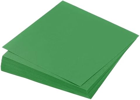 MECCANIXITY 75 Sheet Origami Paper Double Sided 4x4" Emerald Green by MECCANIXITY