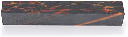 Woodriver Acrylic Poly Resin Pen Blank, Burning Embers by WOODRIVER