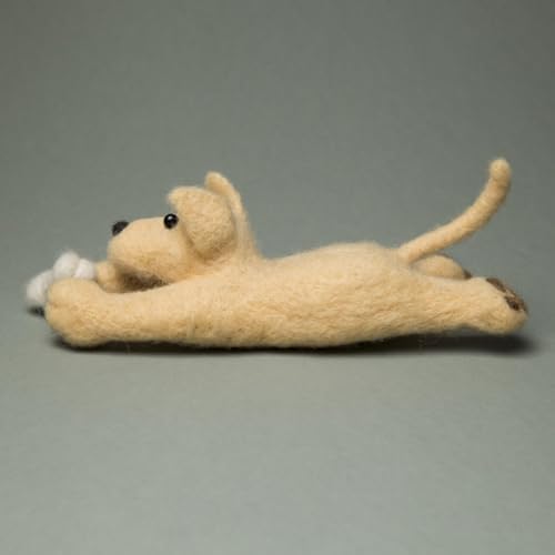 Wizardi Beginner Needle Felting Kit for Adults - Max. Animal Felting Kit 2,36x6,89 Inches. Felting Tools. Wool Felting Supplies. Felt Crafts. Wool Felt. V-94C Charivna Mit - Image 3
