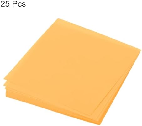 MECCANIXITY 25 Sheet Origami Paper Double Sided Fluorescent Orange 2x2 Inch Square Sheet for Art Craft Project, Beginners, Gifts Decor - Image 3
