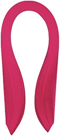 Quilling Strips 3mm Raspberry Paper Quilling Set 120pcs Paper Strip 54CM Solid Color Star Origami Paper DIY Hand Crafts Quilling Paper Strips 1/8inch Fuchsia by ODETOJOY