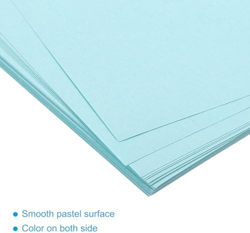 MECCANIXITY 50 Sheet Origami Paper Double Sided Cream Light Blue 11.7 x 8.3 Inch Square Sheet for Art Craft Project, Beginners, Gifts Decor - Image 4