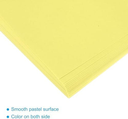MECCANIXITY 50 Sheet Origami Paper Double Sided Light Yellow 8.3 x 5.8 Inch Square Sheet for Art Craft Project, Beginners, Gifts Decor - Image 4
