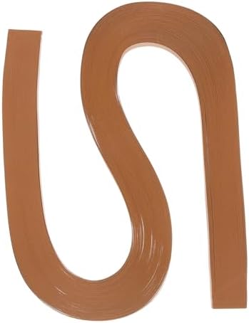 PATIKIL 120pcs Quilling Strips Paper 3/8"(10mm) 21"(54cm) Origami Paper Quilling Strip for Art DIY Hand Craft Christmas, Dark Brown by PATIKIL