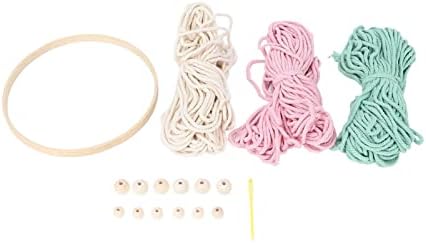 Pilipane Macrame Kit Bohemian Style DIY Weaving Material Package Complete Accessories for Adults Women Home Decoration Cotton Bamboo Threads - Image 5