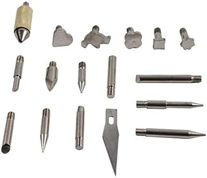 Wood Burning and Soldering Tips Stencil Set 28pc - Image 2