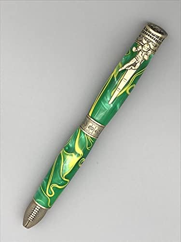 Kirinite Green & Yellow Pattern Style 3/4 in. x 3/4 in. x 5 in. Pen Blank - Image 3