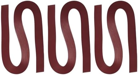 PATIKIL 360pcs Quilling Strips Paper 1/8"(3mm) 21"(54cm) Origami Paper Quilling Strip for Art DIY Hand Craft Christmas, Wine Red by PATIKIL