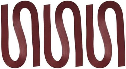 PATIKIL 360pcs Quilling Strips Paper 1/8"(3mm) 21"(54cm) Origami Paper Quilling Strip for Art DIY Hand Craft Christmas, Wine Red by PATIKIL