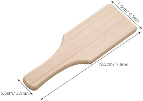 Healifty Wooden Clay Paddle for Pottery: 2Pcs Ceramic Sculpting Carving & Modeling Pottery Paddles Board Tools for Handbuilding, Flat Wood Stick for DIY Art Studio and Home - Image 2