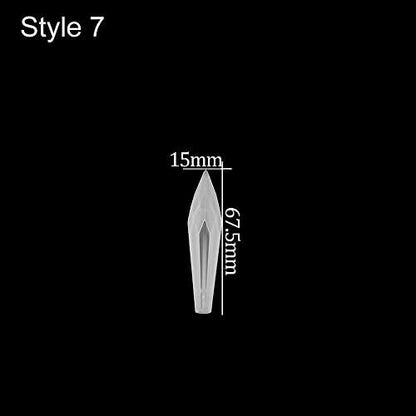 Pendulum UV Silicone Resin Molds DIY Craft Silicone Transparent Mold for Pendant Necklace Mold Jewelry Making Findings (15x67.5mm) - Image 2