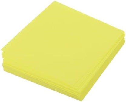 MECCANIXITY 100 Sheet Origami Paper Double Sided Fluorescent Yellow 2x2 Inch Square Sheet for Art Craft Project, Beginners, Gifts Decor by MECCANIXITY