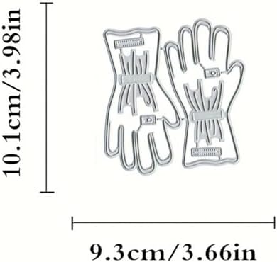 Lapoo Tool Metal Cutting Die for Scrapbooking - Durable, Cut Stencils for DIY Scrapbook Photo Album Decorative Paper Card, Card Making Supplies, Embossing (Gloves Tools 4 x 3.7 in) - Image 3