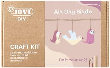 Jovi - DIY Air Dry Kit - Birds Gift Pottery Kit for Adults - Image 3