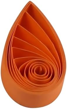 ODETOJOY Quilling Strips 3mm Paper Quilling Set 120pcs Paper Strip 54CM Solid Color Star Origami Paper DIY Hand Crafts Quilling Paper Strips 1/8inch (Orange) by ODETOJOY