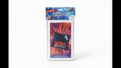 NASA Astronaut DIY Canvas Tote Bag Sewing Kit – Space-Themed Fabric Craft Project – Includes 24" x 43" Dark Blue Fabric Panel & Instructions – Create 16" x 15" Handmade Tote Bag - Image 2