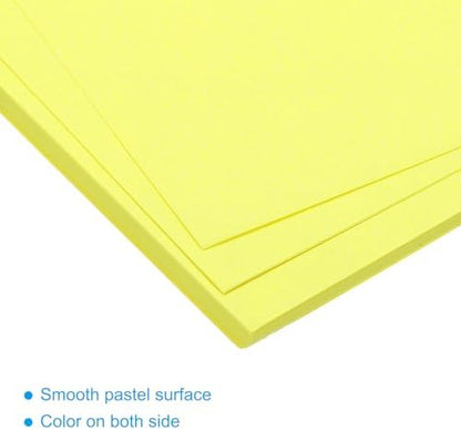 MECCANIXITY 50 Sheet Origami Paper Double Sided Cream Fluorescent Yellow 11.7 x 8.3 Inch Square Sheet for Art Craft Project, Beginners, Gifts Decor - Image 4
