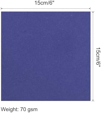 MECCANIXITY 25 Sheets Origami Paper Double Sided Navy Blue 6x6 Inch Square Sheet for Art Craft Project, Beginners, Gifts Decor - Image 2