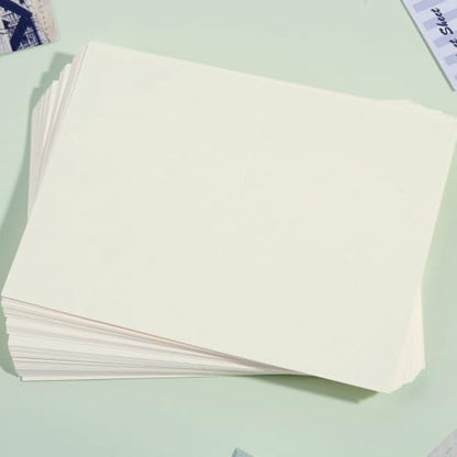 50 Pack Blank Folded Cardstock Cards, Cream Color, 3x5 - Image 7