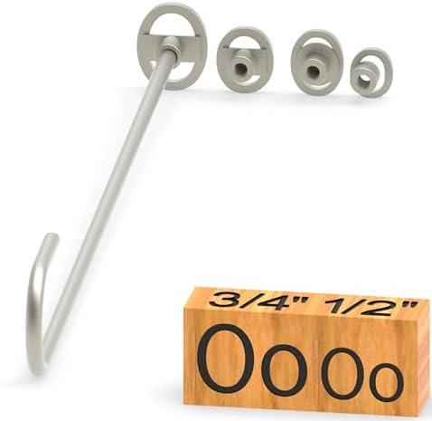 4Pcs Letters Branding Iron for Wood, Leather Branding Stamp (O o) by PKPKAUT