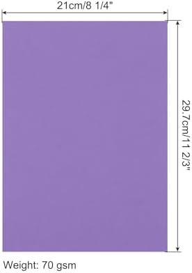 MECCANIXITY 100 Sheet Origami Paper Double Sided Dark Purple 11.7 x 8.3 Inch Square Sheet for Art Craft Project, Beginners, Gifts Decor - Image 2