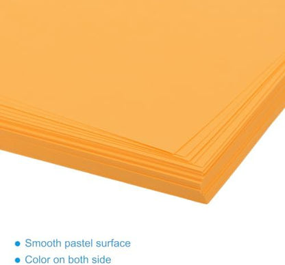 MECCANIXITY 100 Sheet Origami Paper Double Sided Fluorescent Orange 2x2 Inch Square Sheet for Art Craft Project, Beginners, Gifts Decor - Image 4