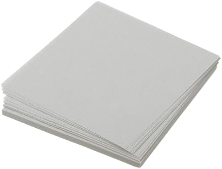 MECCANIXITY 50 Sheet Origami Paper Double Sided Light Gray 2.5x2.5 Inch Square Sheet for Art Craft Project, Beginners, Gift Decoration by MECCANIXITY