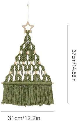 Christmas Tree Macrame DIY Kit Boho Style Handmade DIY Kit Decor Ornament - Image 4