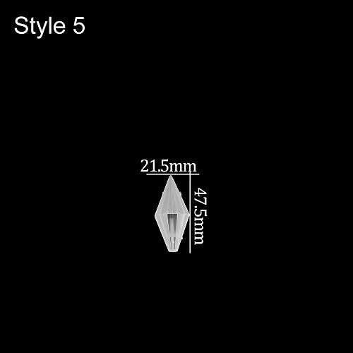 Pendulum UV Silicone Resin Molds DIY Craft Silicone Transparent Mold for Pendant Necklace Mold Jewelry Making Findings (21.5x47.5mm) - Image 2