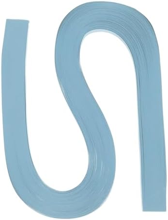 PATIKIL 120pcs Quilling Strips Paper 3/8"(10mm) 21"(54cm) Origami Paper Quilling Strip for Art DIY Hand Craft Christmas, Water Blue by PATIKIL