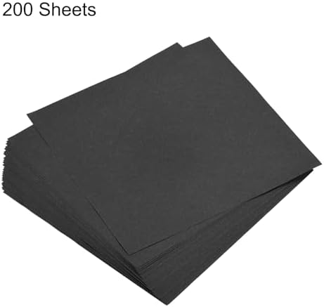 MECCANIXITY 200 Sheets 6x6 Inch(15x15cm) Origami Paper Double Sided Black Square Sheet for Art Craft Project, Beginners, Gifts Decor - Image 3