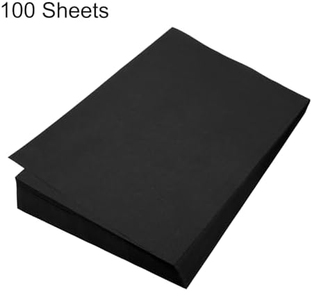 MECCANIXITY 100 Sheet Origami Paper Double Sided Black 11.7 x 8.3 Inch Square Sheet for Art Craft Project, Beginners, Gifts Decor - Image 3