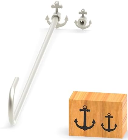 Branding Iron for Wood, Leather Branding Stamp 2Pcs Set (091#) by PKPKAUT