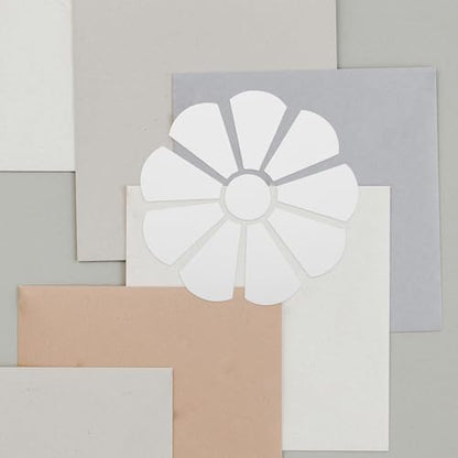 Vaguelly 5 Sets Handcrafted Paper Flower Puzzle Templates for Kids Adults - Image 6