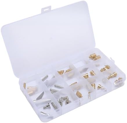 BTSEURY Wood Burning Tip Set, 110PCS Brass Alphabet Number Stencils Wood Burning Embossing Carving DIY Crafts Tool for Adults Beginners, Wood Burning Tools - Image 6