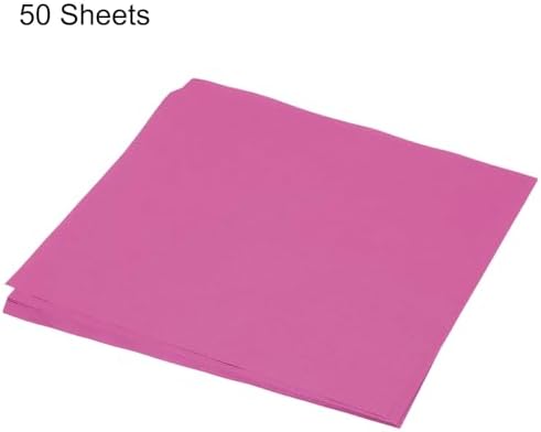 MECCANIXITY 50 Sheet Origami Paper Double Sided Plum Red 10x10 Inch Square Sheet for Art Craft Project, Beginners, Gifts Decor - Image 3