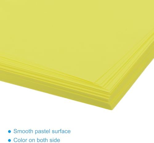 MECCANIXITY 100 Sheet Origami Paper Double Sided Fluorescent Yellow 2.5x2.5 Inch Square Sheet for Art Craft Project, Beginners, Gift Decoration - Image 4