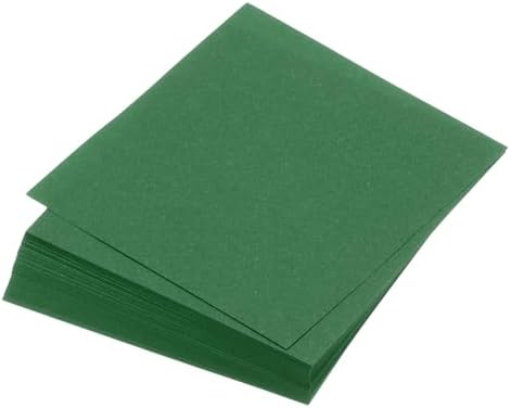MECCANIXITY 100 Sheet Origami Paper Double Sided Emerald Green 3x3 Inch Square Sheet for Art Craft Project, Beginners, Gifts Decor by MECCANIXITY