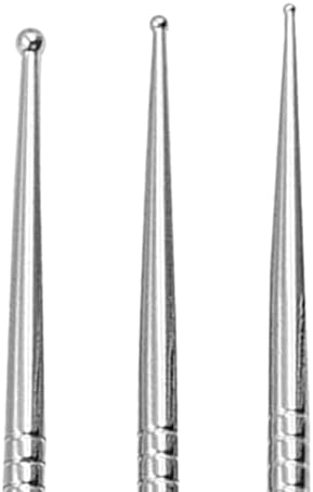 3pcs Sculpture Modeling Tools, Stylus Clay Tools, Dotting Sculpting Modeling Tools Set, Double Ended Metal Ball, Cake Decoration Tools - Image 3
