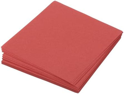 MECCANIXITY 50 Sheet Origami Paper Double Sided Bright Red 2.5x2.5 Inch Square Sheet for Art Craft Project, Beginners, Gift Decoration by MECCANIXITY