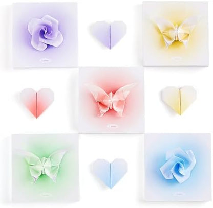 Leven Origami Paper, Colored Folding Craft Paper Kit 600 Sheets by Leven