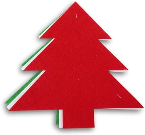 Large Christmas Cutouts for Holiday Kids Crafts - Felt Shapes - 3 Count - 7.5 Inches (Christmas Tree) by Unknown