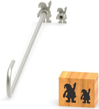 Branding Iron for Wood, Leather Branding Stamp 2Pcs Set (073#) by PKPKAUT