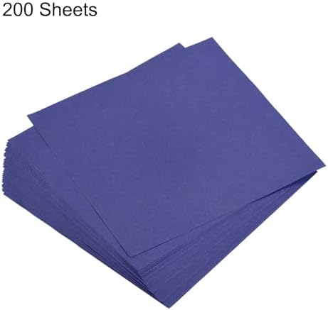 MECCANIXITY 200 Sheets 6x6 Inch(15x15cm) Origami Paper Double Sided Navy Blue Square Sheet for Art Craft Project, Beginners, Gifts Decor - Image 3