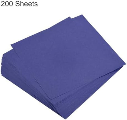MECCANIXITY 200 Sheets 6x6 Inch(15x15cm) Origami Paper Double Sided Navy Blue Square Sheet for Art Craft Project, Beginners, Gifts Decor - Image 3