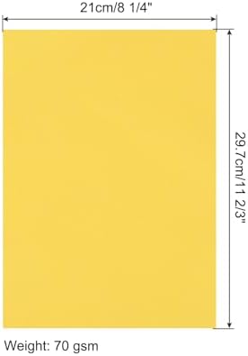 MECCANIXITY 100 Sheet Origami Paper Double Sided Gold 11.7 x 8.3 Inch Square Sheet for Art Craft Project, Beginners, Gifts Decor - Image 2
