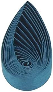 ODETOJOY Teal Quilling Paper Strips 7mm Crafts 1/4" Teal Paper Quilling Set for Beginners Card Making Scrapbooking-120pcs, 54cm (Teal) by ODETOJOY