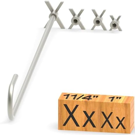 4Pcs Letters Branding Iron for Wood, Leather Branding Stamp (X x) by PKPKAUT
